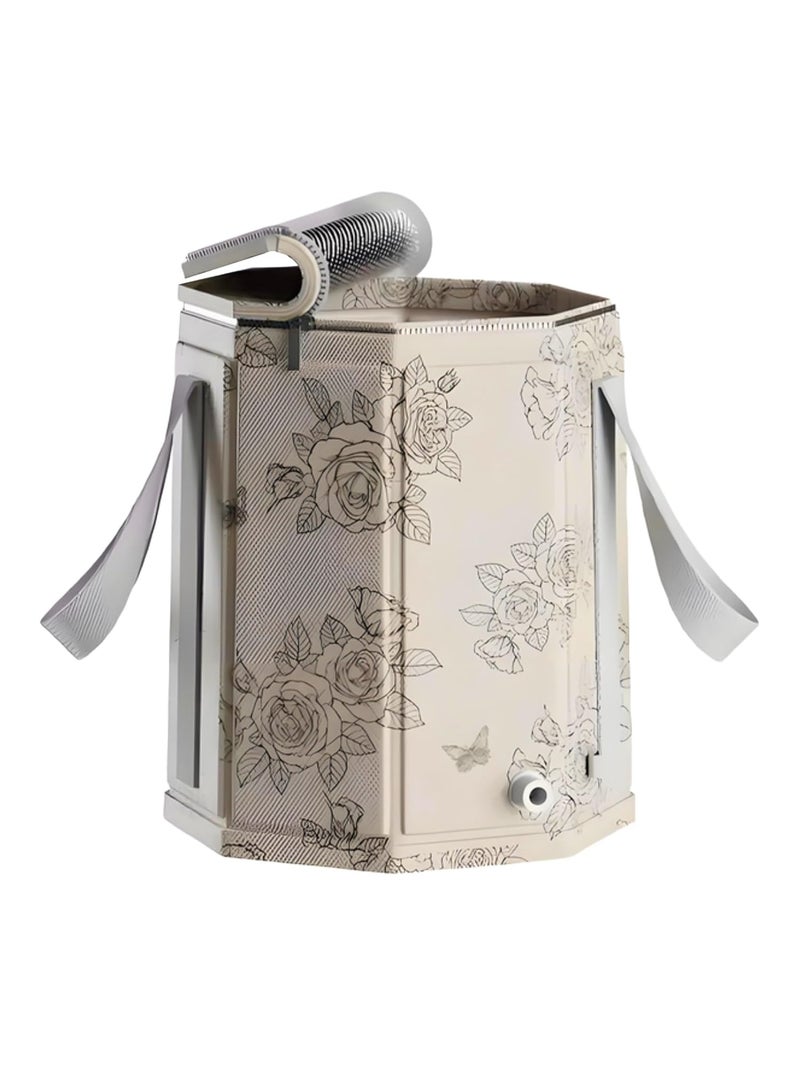 Arabest Foot Bath Basin Portable Travel Collapsible Foot Basin Folding Foot Bath Tub Soaking Feet Bucket for Camping Outdoor Washing - Image 1